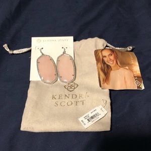 Kendra Scott Danielle Rose Quartz Earrings